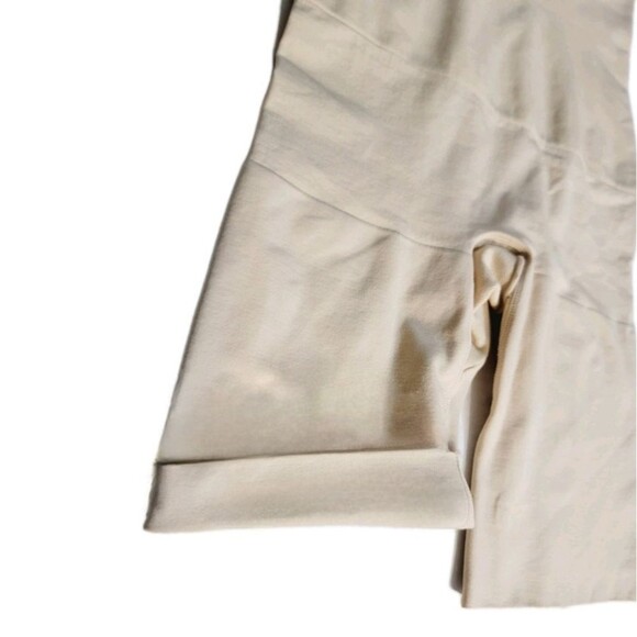 Maidenform Cool Comfort Firm Hi Waist Thigh Slimmer Shapewear 12622 Beige NWT - Picture 5 of 16